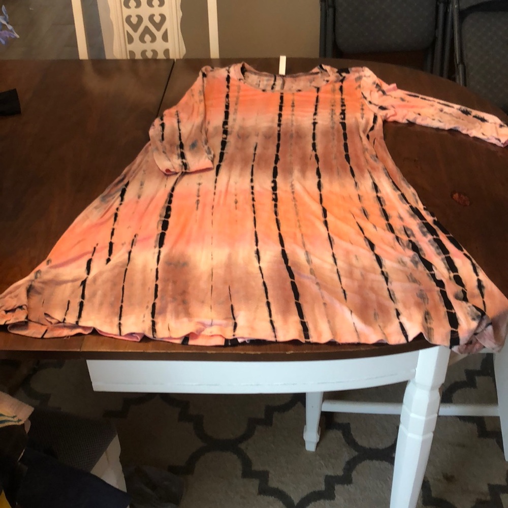 Tie dye print dress size large